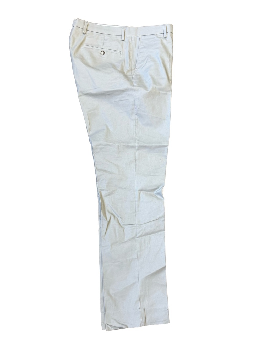Kenneth Cole Reaction Men’s Ivory Flat Front Dress Pants Trousers Mens Size 34